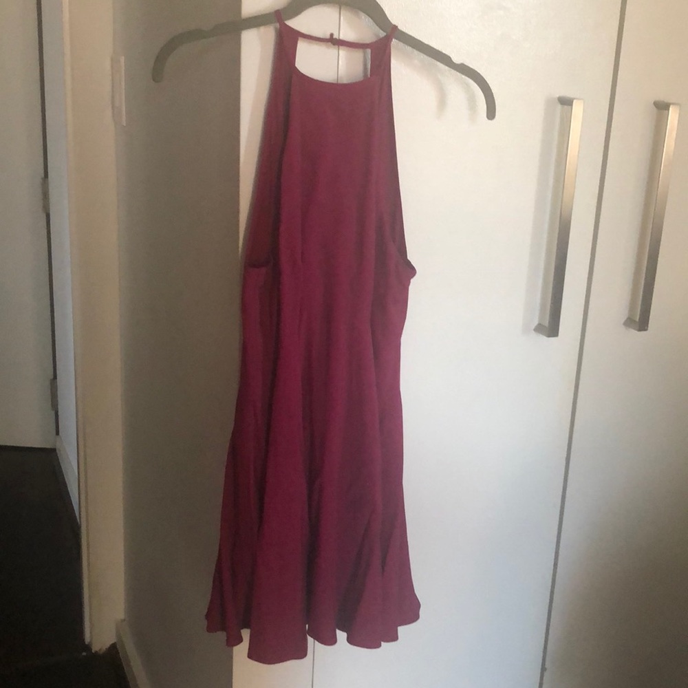 Backless skater dress